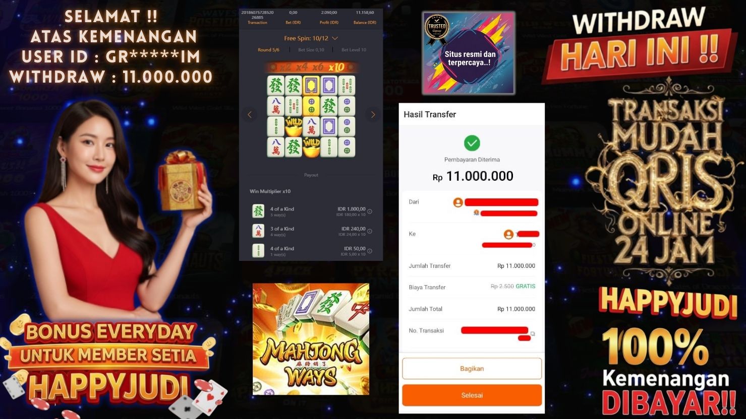 HAPPYJUDI JACKPOT SLOT MAHJONG WAYS